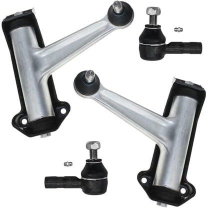 Detroit Axle - Front Upper Control Arms w/Ball Joints Outer Tie Rod Ends - size: 4CS48135/4PC