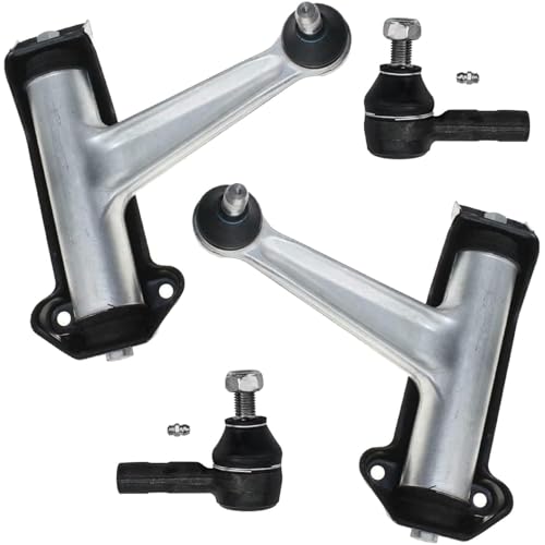 Detroit Axle - Front Upper Control Arms w/Ball Joints Outer Tie Rod Ends - size: 4CS48135/4PC