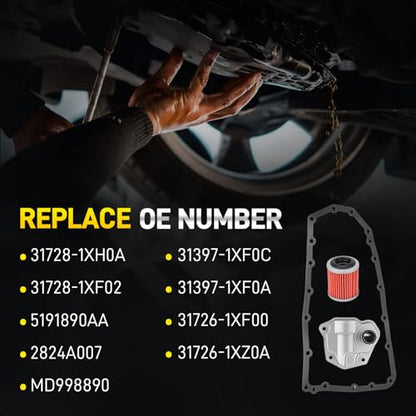 31728-1XF02 CVT Transmission Filter Oil Pan Gasket Kit 20 Holes - size: 31728-1XF02