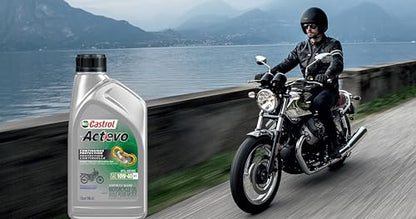 Castrol 06130 Actevo X-Tra 4T Synthetic Blend - 10W40-1qt.
