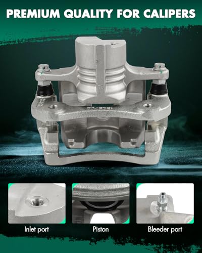 SCITOO Rear Left Driver Side Disc Brake Caliper with Bracket 18B5118 - size: Rear Driver[18B5118]