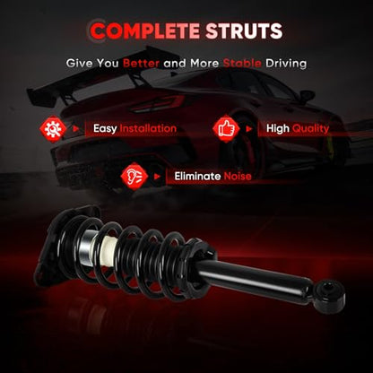 CCIYU Rear Complete Strut Spring Assembly for Nissan Sentra 02-06