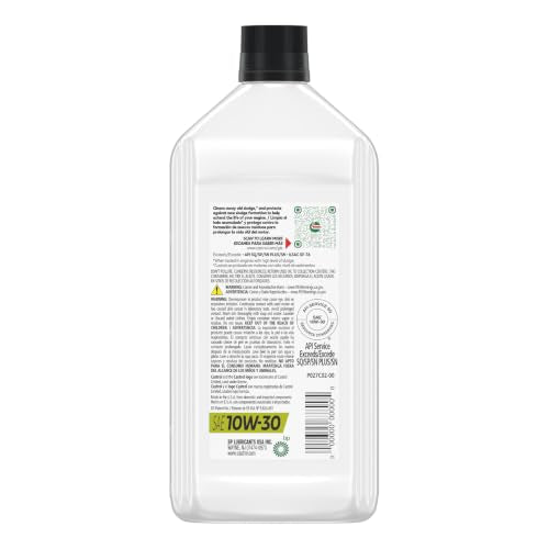 Castrol GTX 10W-30 Conventional Motor Oil, 1 Quart, Pack of 6 - size: 1 Quart, Pack of 6