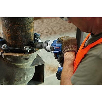 BOSCH GDS18V-740CN PROFACTOR™ 18V Connected-Ready 1/2 In. Impact Wrench with Friction Ring (Bare Tool) - style: Tool Only w/ Bluetooth Connectivity