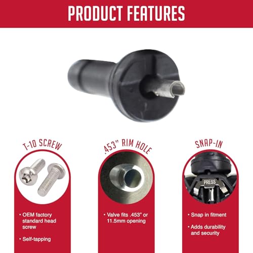 Wheel Accessories Parts PDQ TPMS 12 Pack Replacement Rubber Snap-in Valve Stem for Jeep RAM Equivalent to: Dill VS-90, OEM: 68399030AC - size: 12 PC - Black, style: Jeep Ram