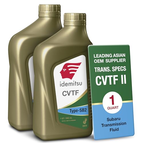 Idemitsu CVT Type SB2 Transmission Fluid for Subaru – 1 Qt, 2 Pack - size: 1 Quart, style: 2 Pack