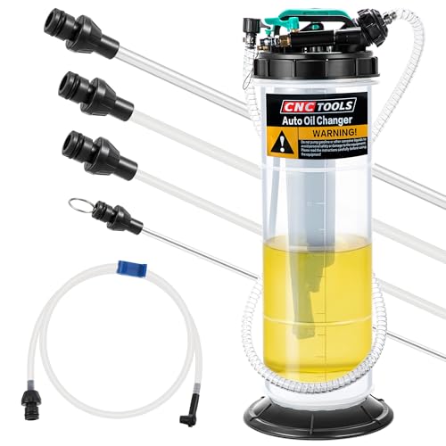 Estune 7.5L/2 Gallon Fluid Extractor Pump with 5 Pcs Brake Bleeding Hose - size: 2 Gallon/7.5 L