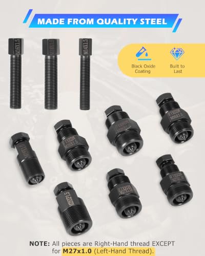 DAYUAN Motorcycle Flywheel Puller with 10Pcs Different Sizes of Pullers Compatible with Small Engines on Motorcycles Scooters ATVs and Dirt Bikes