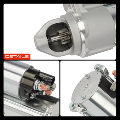 A-Premium Starter Motor, 12V 1.4KW 9 Teeth Clockwise