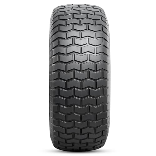 2PCS 16x6.50-8 Lawn Mower Flat Free Tire and Wheel, 16" Solid Tires