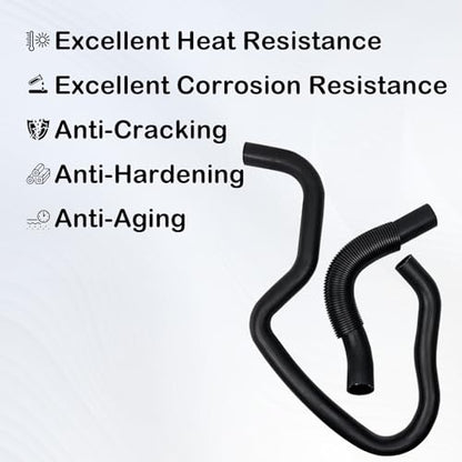 Engine Upper and Lower Radiator Coolant Hose Compatible with Cadillac Escalade Chevy Avalanche Silverado Suburban Tahoe GMC Sierra Yukon Replace 22827731 22827735
