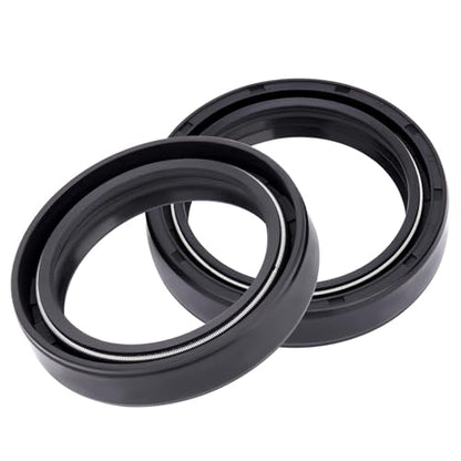 Road Passion 40x52x10mm Front Fork Oil Seal and Dust Seal Kit for Aprilia Scarabeo 400/500 2005-2007 /Red Rose 125 Custom 1995-1999 - color: Oil Seal
