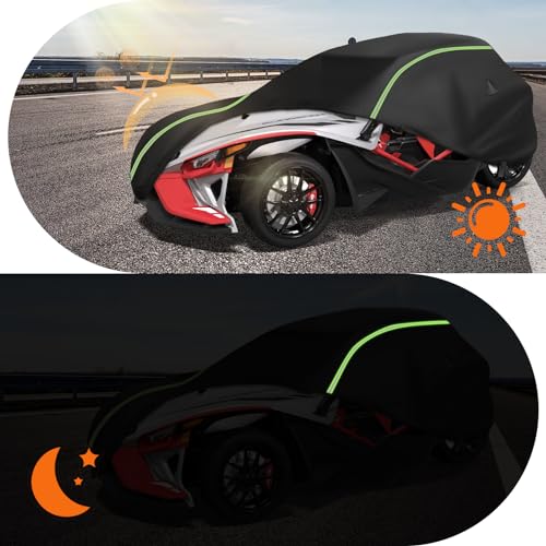 Full Cover fit for Polaris Slingshot with Roof, 420D Cloth Windshield Cover - size: for Polaris Slingshot with Roof