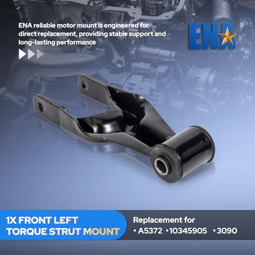 ENA Engine Motor and Trans Mount Set of 6 Compatible with Chevrolet 2006 2007 2008 2009 2010 2011 Impala 2006 2007 Monte Carlo 3.5L Replacement for A2818 A5372 A5372 A2906 A5263 A5263