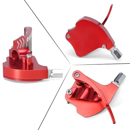 EATAKWARD 7/8" 22mm Universal Billet Throttle Thumb Assembly, ATV Throttle Lever Thumb Controller, Replacement for Yamaha Suzuki Polaris Can-Am Kawasaki Honda Arctic Cat KYMCO Dirt Bike ATV Quad, Red - color: Red