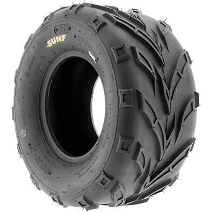 SunF A004 ATV UTV Off-Road Tire 20x10-10, 6 PR, Track & Trail, Tubeless - size: 20x10-10