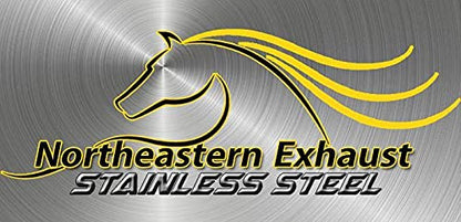 Northeastern Exhaust | Stainless Steel Muffler and Tail Pipe Exhaust System Kit Compatible for Jeep Commander 2006-2010 Jeep Grand Cherokee 2005-2010 3.7L 4.7L | Free Clamps Included