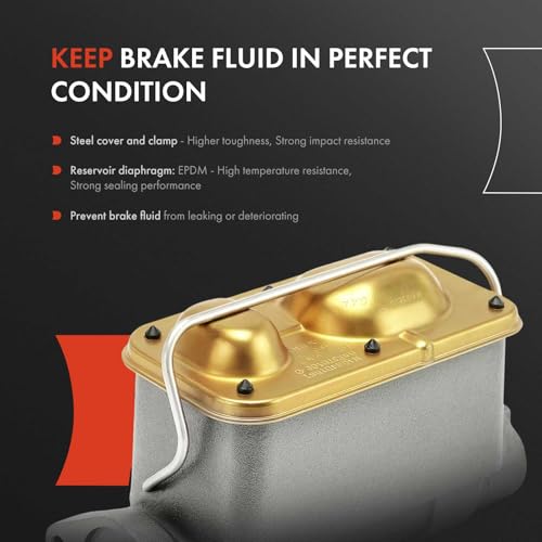 A-Premium Brake Master Cylinder with Reservoir and Cap