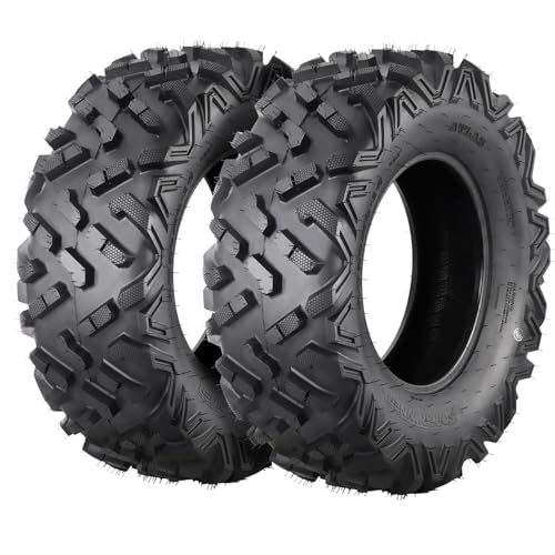 Set of 2 ATV Tires 26x9-14 All Terrain Tires, 26x9-14 ATV Tires 6PR Sand Mud Off-Road Tire, Tubeless - size: 26x9-14 6PR