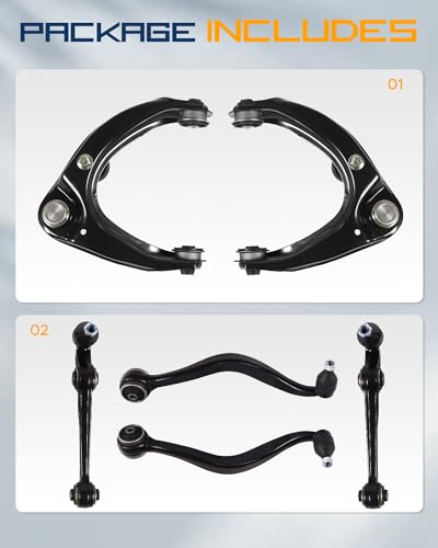 6Pc Control Arm Fit for Ford Fusion 2007-2012 Lincoln MKZ 2007-2012 - size: Fit for Fusion 07-12 6x Control Arm Kit (343)