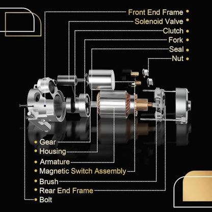 Starter for Chevy Impala Monte Carlo Equinox Buick Lucerne Torrent - style: 12610636