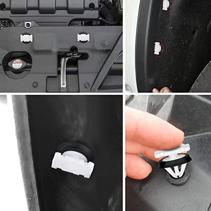 GOOACC 30pcs Body Side Exterior Trim Moulding Clip with Sealer for GM 11547581 Chevrolet Buick Cadillac GMC Enclave CT6 XT5 XTS Cruze - color: 30Pcs Exterior Trim Moulding Clip