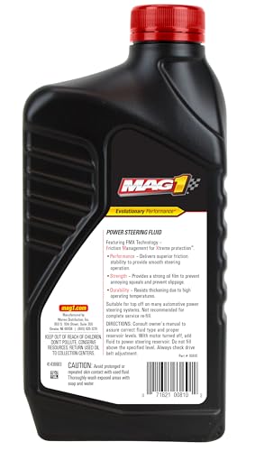 MAG 1 00810 Power Steering Fluid - 1 Quart - size: Quart