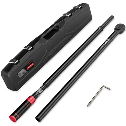 VANPO 1-inch Drive Click Torque Wrench, 200-1500 Ft-Lb, 70.87" Length - size: 1-Inch (200-1500 Ft-Lb / 271.0-2032.5 Nm)