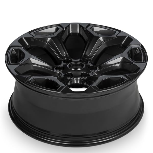 Wheel 22x9 in Aluminum Rim 6 Lug 139.7mm 19mm Offset 77.8mm CB| Painted Black finish Fits 2020-2024 Dodge Ram 1500 | New OEM Surplus | 5YD62TRMAB - size: 22x9 - OEM Surplus