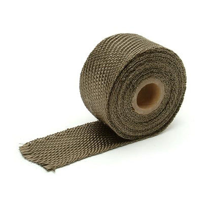 Design Engineering Titanium Exhaust Wrap 2" x 15' | Lava Rock Technology - color: Titanium, size: 2" x 15'