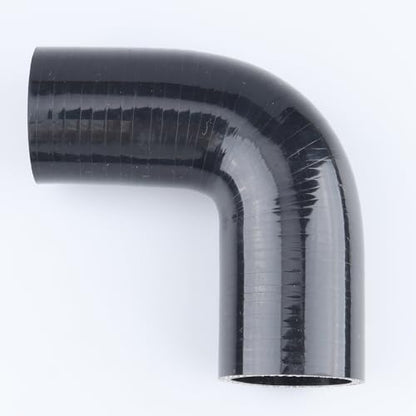 AC PERFORMANCE ID 1-9/16" 90° Degree Elbow Silicone Hose Coupler Black - color: Black, size: ID 1-9/16" (40mm)