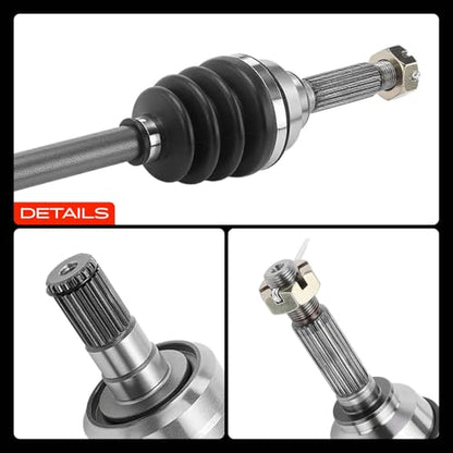 A-Premium Set of 2 Front CV Axle Shaft Assembly - style: Front Driver and Passenger Side