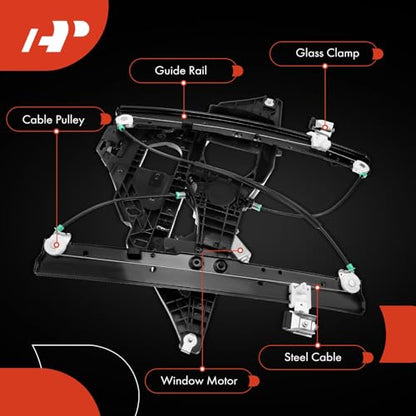 A-Premium Front Passenger Side Power Window Regulator with Motor (8-Pin) - style: Front Passenger Side (RH)