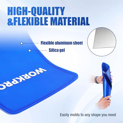 WORKPRO Flexible Silicone Oil Funnel for Automotive Use, Blue - color: Blue