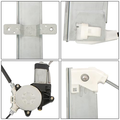 Front Left and Right Power Window Regulator with Motor Replacement for Chevrolet Tracker 1999-2004 Replacement for Suzuki Grand Vitara 1999-2005 741-975 741-974