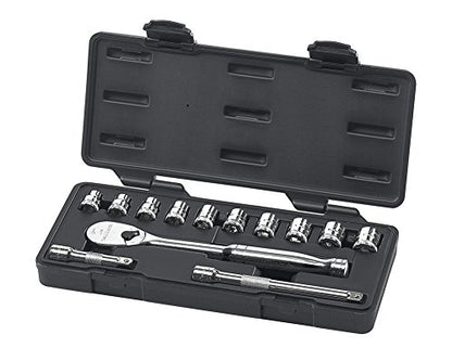 GEARWRENCH 80558 13 Piece 3/8-Inch Drive Metric Socket Set - style: 13 piece