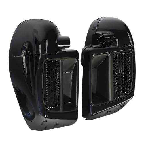 HR3 Midnight Blue Water-Cooled Vented Fairing Lowers Kit Compatible with 2019 Street Glide FLHX 2020 Road Glide Limited FLTRK (Replace for OEM) - color: Midnight Blue