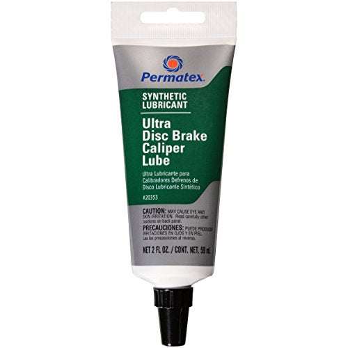 Permatex 20353-6PK Ultra Disc Brake Caliper Lube, 2 oz. (Pack of 6) - color: Synthetic Ultra Brake Parts Lubricant, size: 2 Fl Oz. (Pack of 6)