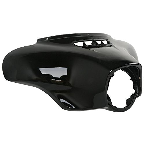 TCMT Outer Fairing Fit For Harley Touring 2014-2025 Electra Glide Street Glide Special Ultra Limited Tri Glide models - color: Vivid Black Outer Fairing