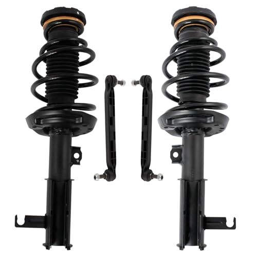 TRQ Front Suspension Kit Complete Strut & Coil Spring Assembly Sway Bar - style: SCA34824