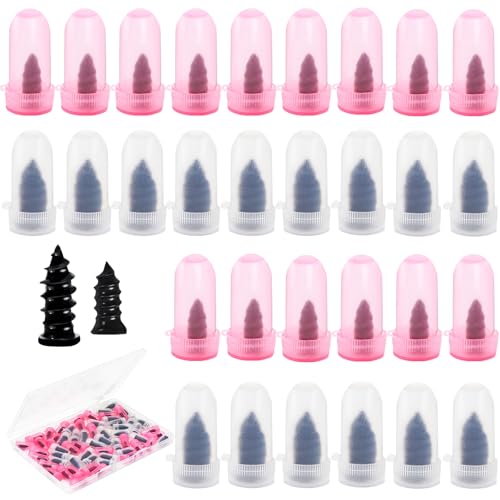 30 Pcs Tire Repair Rubber Nail, Tire Repair Nail Tire Repair Rubber Screws Fast Tool Self-Service Tire Repair Nail Vacuum Tire Repair Rubber Nail, Suitable for Car Motorcycle Jeep Tire Puncture Repair - color: 30 Pcs