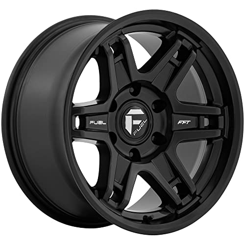 Fuel 1PC D836 17X9 5X5.5 MT-BLK -38MM - D8361790B435 - color: MATTE BLACK, size: 17X9,5X5.5,-38mm