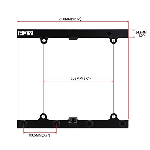 K Series Fuel Rail with Gauge kit Compatible with Honda Civic K20 K24
