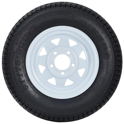 Garvee ST175/80D13 Trailer Tires with 13 Inch Rims, 2 Pack - size: ST175/80D13, style: 5 lug on 4.5"