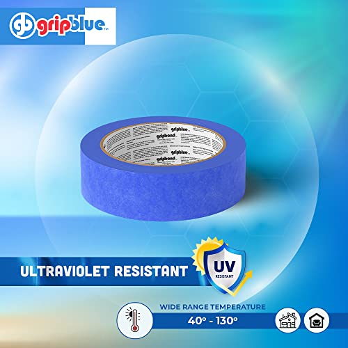 Professional-Grade Blue Painters Tape 1.5 Inch Wide, 1 Roll - size: 1.5 in/1.41 (Single Roll)