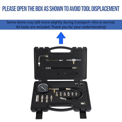 Lichamp Automotive Fuel Pressure Test Kit, for Car/Truck/Motorcycle