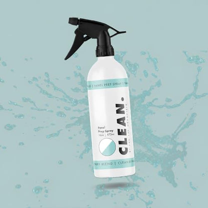 CLEAN. Panel Prep Spray V2 – 16oz Surface Cleaner for Coating Prep – Removes Oils, Polishes, Residue – Safe for Glass & Tint – Use Before Ceramic Coating or Sealant – Streak-Free Finish - size: 16 Fl Oz (Pack of 1)