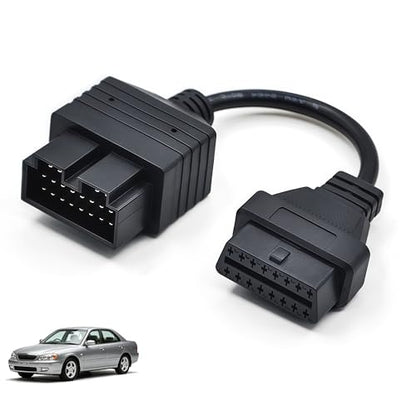 20-Pin OBD1 to 16-Pin OBD2 Diagnostic Adapter Cable for KIA Vehicles – OBDI to OBDII Converter Connector, Compatible with ELM327 Scan Tool & OBD1 Code Reader - size: 20 Pin to 16 Pin for KIA