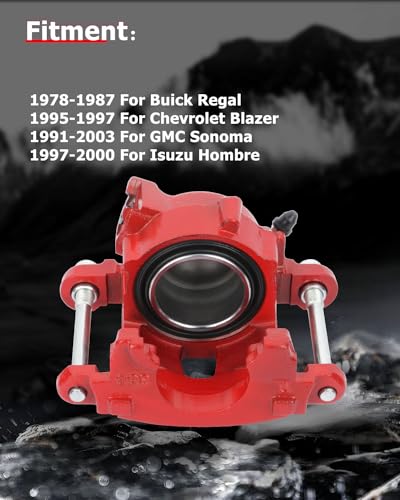 cciyu Front Left Disc Brake Caliper Assembly w/o Bracket 18-4072 - size: Front Left[18-4072]