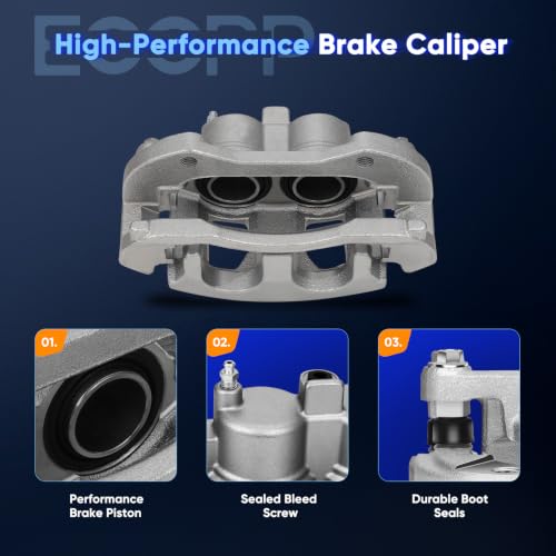 ECCPP 18B4988 18B4989 Front Left & Right Disc Brake Caliper Assembly - size: Front[18B4988 18B4989 ]